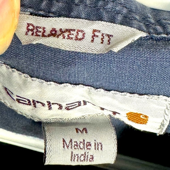 Carhartt Relaxed Fit Button Down Shirt Medium - Picture 7 of 10